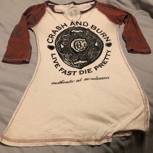 Crash & Burn 3/4 sleeve shirt